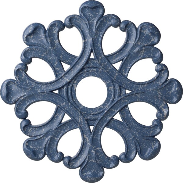 Ekena Millwork Angel Ceiling Medallion (Fits Canopies up to 4 3/8"), 20 7/8"OD x 3 5/8"ID x 1"P, Americana Crackle CM20ANAMC - main